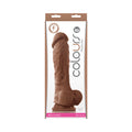 Colours Pleasures 8 in. Dildo Brown by NS Novelties