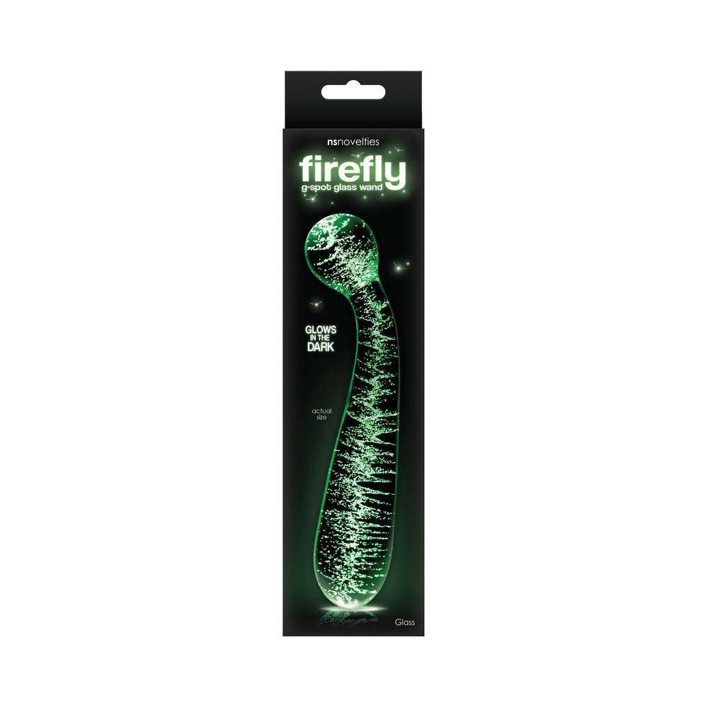 Firefly G-Spot Glass Wand Clear by NS Novelties