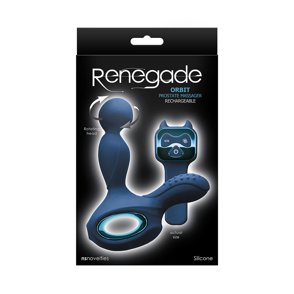 Renegade Orbit Prostate Massager Blue by NS Novelties