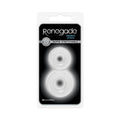 Renegade Double Stack Cock Rings 2-Pack Clear by NS Novelties