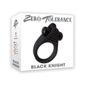 Zero Tolerance Black Knight Vibrating Cockring Black by Zero Tolerance