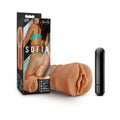 M for Men Sofia Vagina Stroker with Bullet Vibrator Tan by Blush