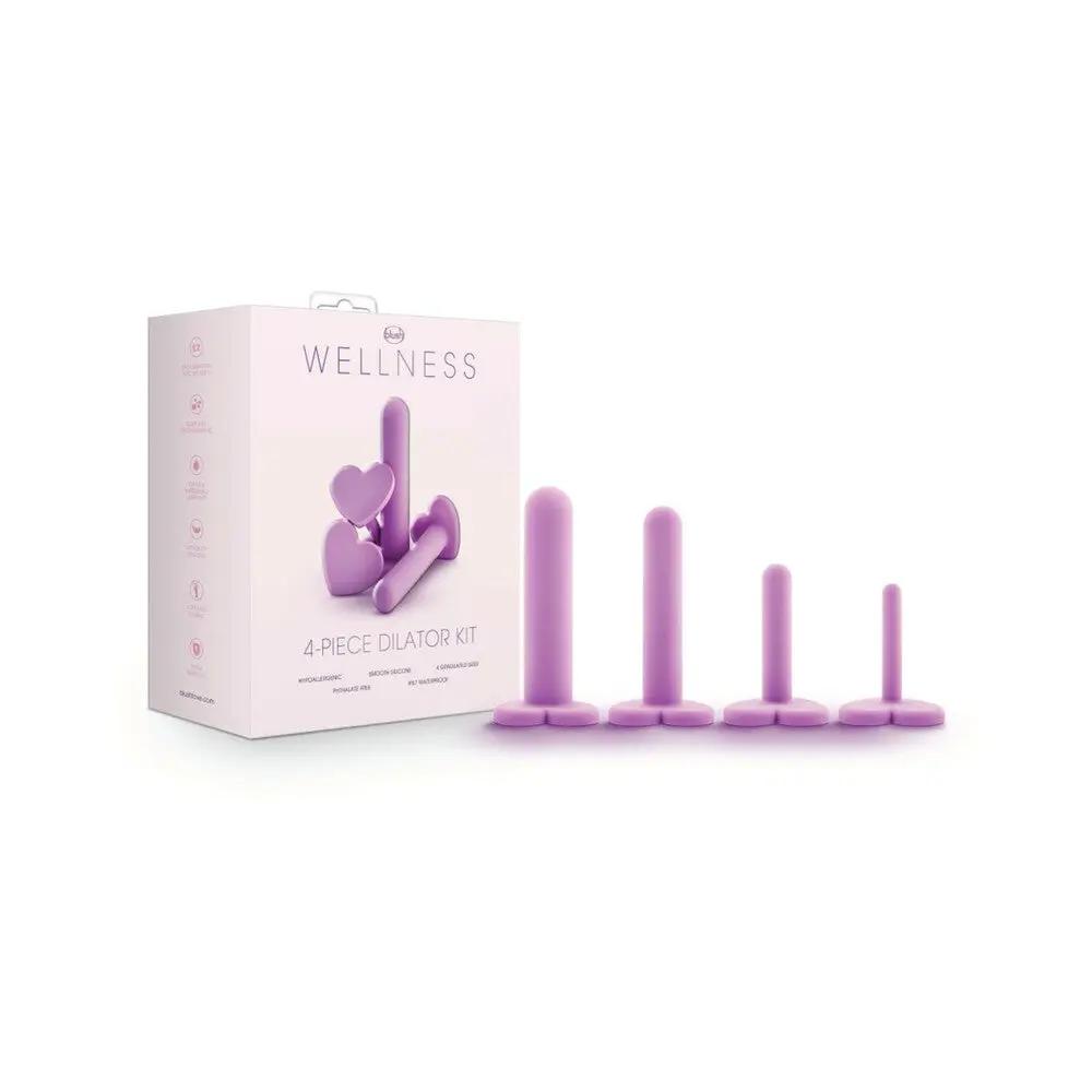 Wellness 4-Piece Silicone Dilator Kit Purple by Blush