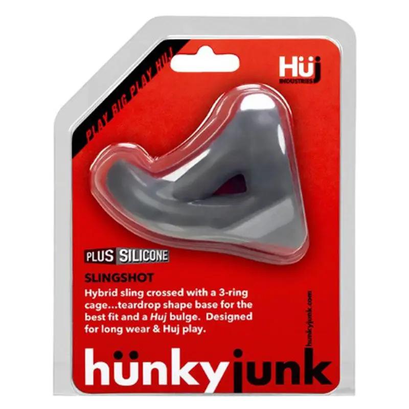 Hunkyjunk SLINGSHOT 3 ring teardrop stone by Oxballs