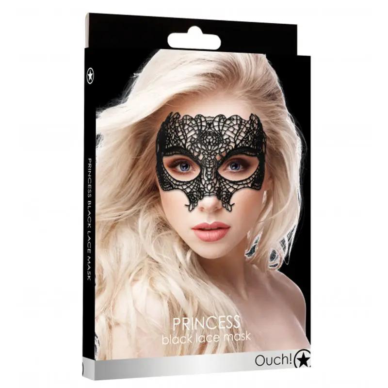 Ouch! Princess Lace Eye Mask Black by Shots
