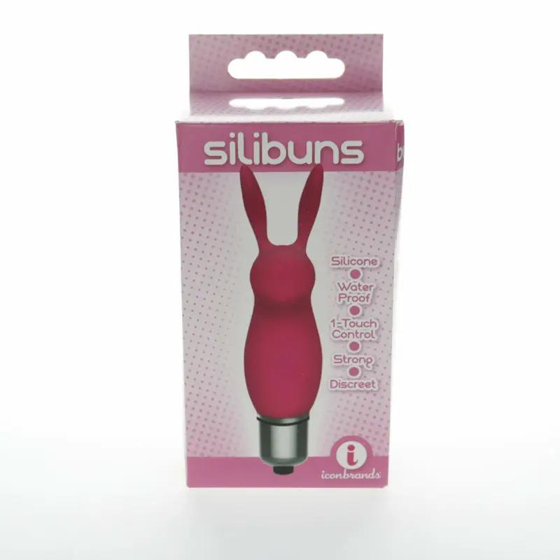 The 9's Silicone Bunny Bullet Pink by Icon Brands