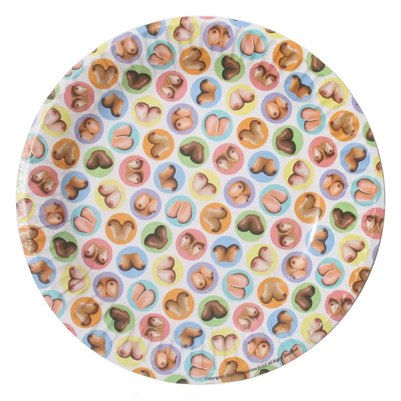 Candyprints Dirty Dishes: Boob Plates by Little Genie