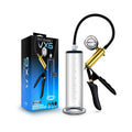 Performance VX6 Vacuum Penis Pump with Brass Pistol & Pressure Gauge Clear by Blush