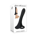 Zero Tolerance Cock Armor Rechargeable Vibrating Silicone Cock Sheath Black by Zero Tolerance