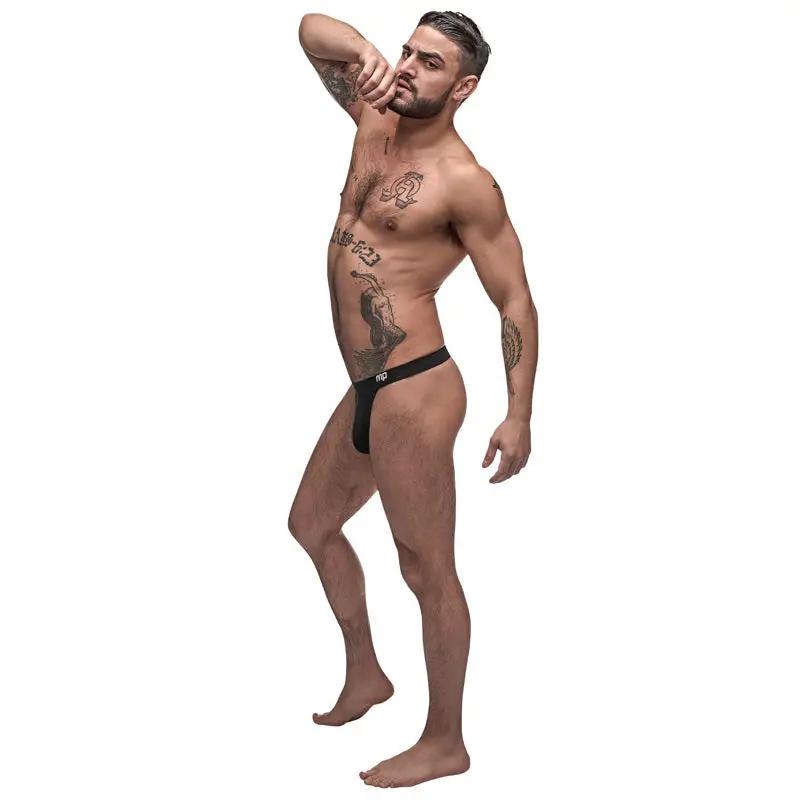 Male Power Pure Comfort Modal Bong Thong Black LX by Male Power