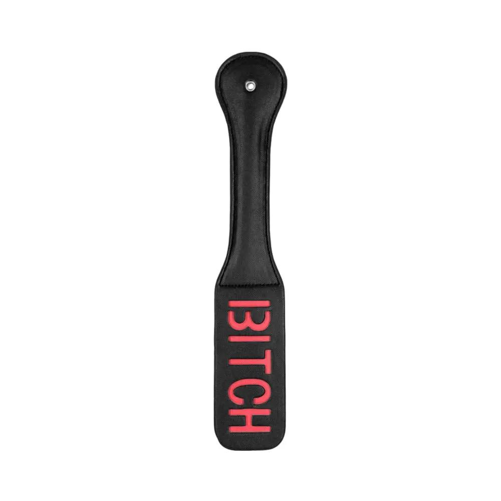 Ouch! 'Bitch' Paddle Black by Shots