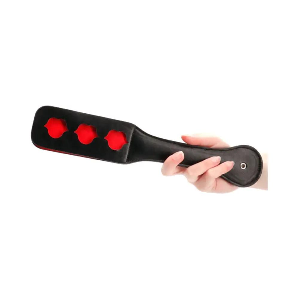 Ouch! Lip Pattern Paddle Black by Shots