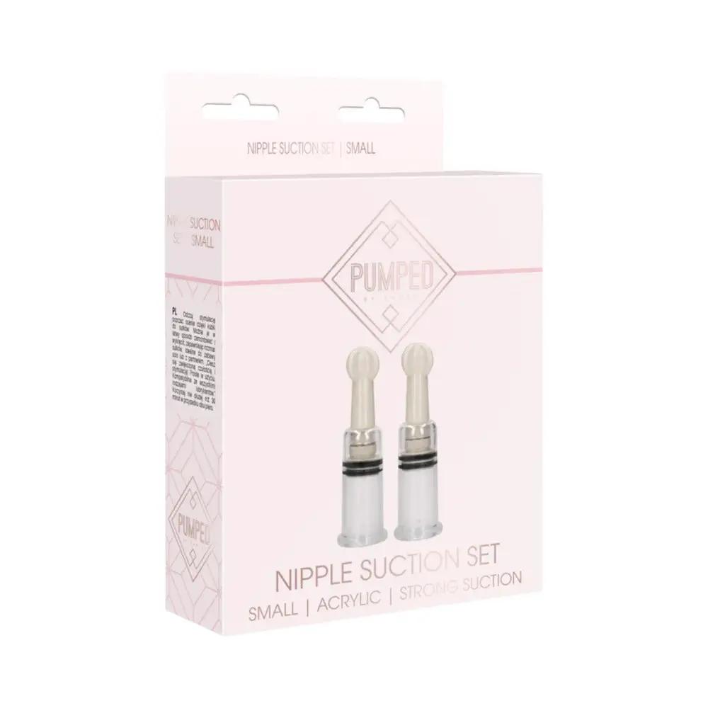 Pumped Nipple Suction Set Rose Small by Shots