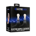 ElectroShock Remote-Controlled E-Stimulation Nipple Suckers White by Shots