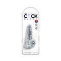 King Cock Clear 4 in. Cock With Balls Realistic Suction Cup Dildo by Pipedream