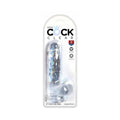 King Cock Clear 6 in. Cock With Balls Realistic Suction Cup Dildo by Pipedream