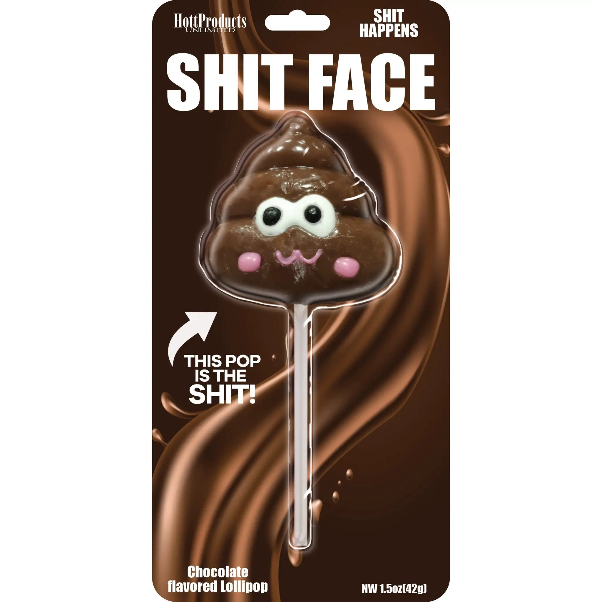 Shit Face Chocolate Flavored Poop Pop by Hott Products