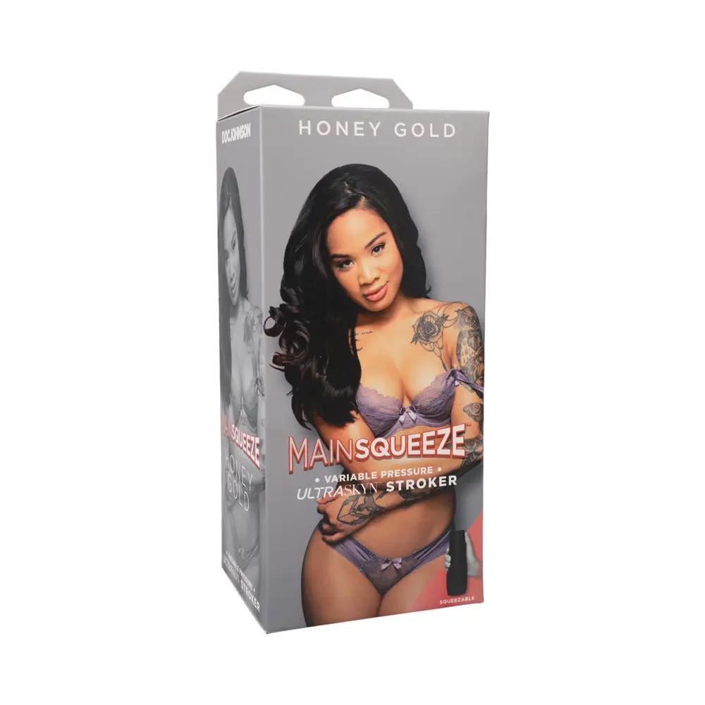 Main Squeeze Honey Gold Pussy Caramel by Doc Johnson