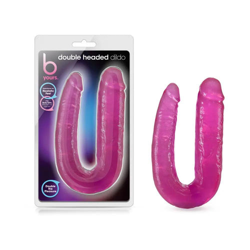 B Yours Double Headed Dildo 18 in. Pink by Blush