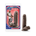 Loverboy Pierre The Chef Realistic 7 in. Dildo with Balls Brown by Blush