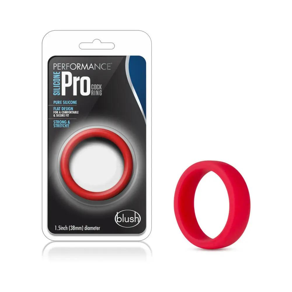 Performance Silicone Go Pro Cock Ring Red by Blush