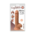 Curve Toys Easy Riders 7 in. Dual Density Silicone Dildo with Balls & Suction Cup Light by Curve Novelties
