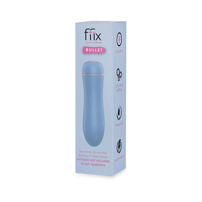 FemmeFunn FFIX Bullet Waterproof Vibrator Light Blue by ffix