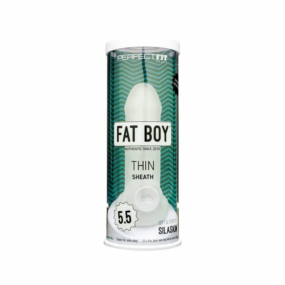 Fat Boy Thin 5.5 in. Extender Sheath Clear by Perfect Fit