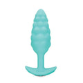 b-Vibe Bump Rechargeable Vibrating Silicone Textured Anal Plug Mint by b-Vibe