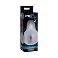 PDX Male Pump & Dump Squeezable Anal Stroker Clear by PDX Brands