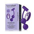 FemmeFunn Momenta Rechargeable Remote-Controlled Silicone Kegel Balls Purple by FemmeFunn