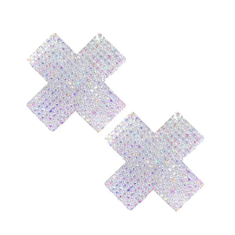 Neva Nude Pasty X Factor Crystal Silver by Neva Nude