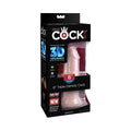 King Cock Plus 6 in. Triple Density Cock Realistic Dildo With Suction Cup Beige by Pipedream