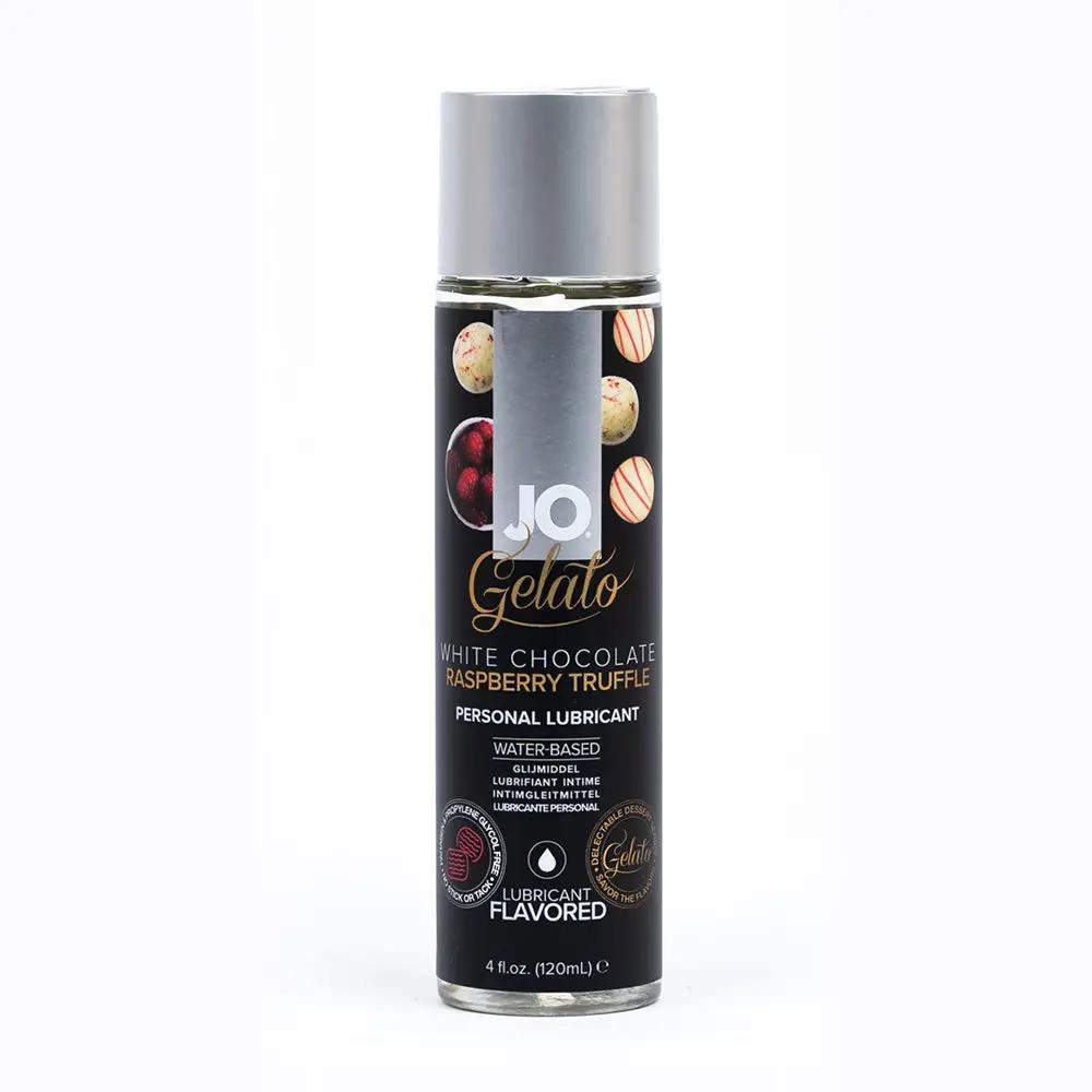 JO Gelato White Chocolate Rasberry Truffle Water-Based Lubricant 4 oz. by System JO