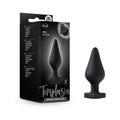 Temptasia 'Spank Me' Silicone Anal Plug with Heart-Shaped Base Black by Blush
