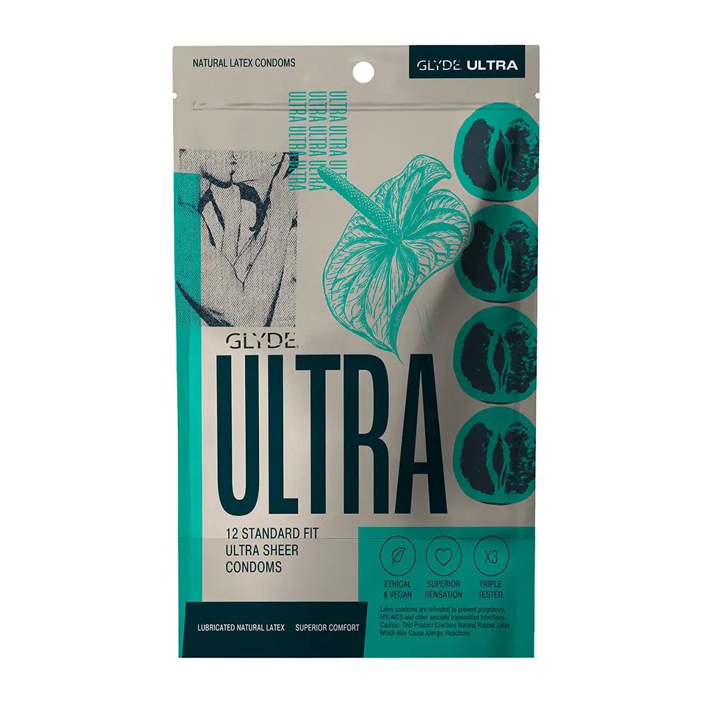 Glyde Ultra Standard Fit 12pk by Glyde Condoms