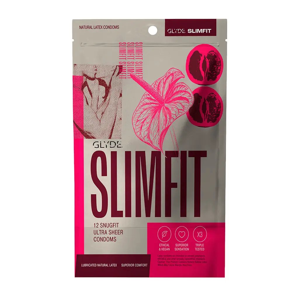 Glyde Slimfit (Snug-Fitting) 12pk by Glyde Condoms