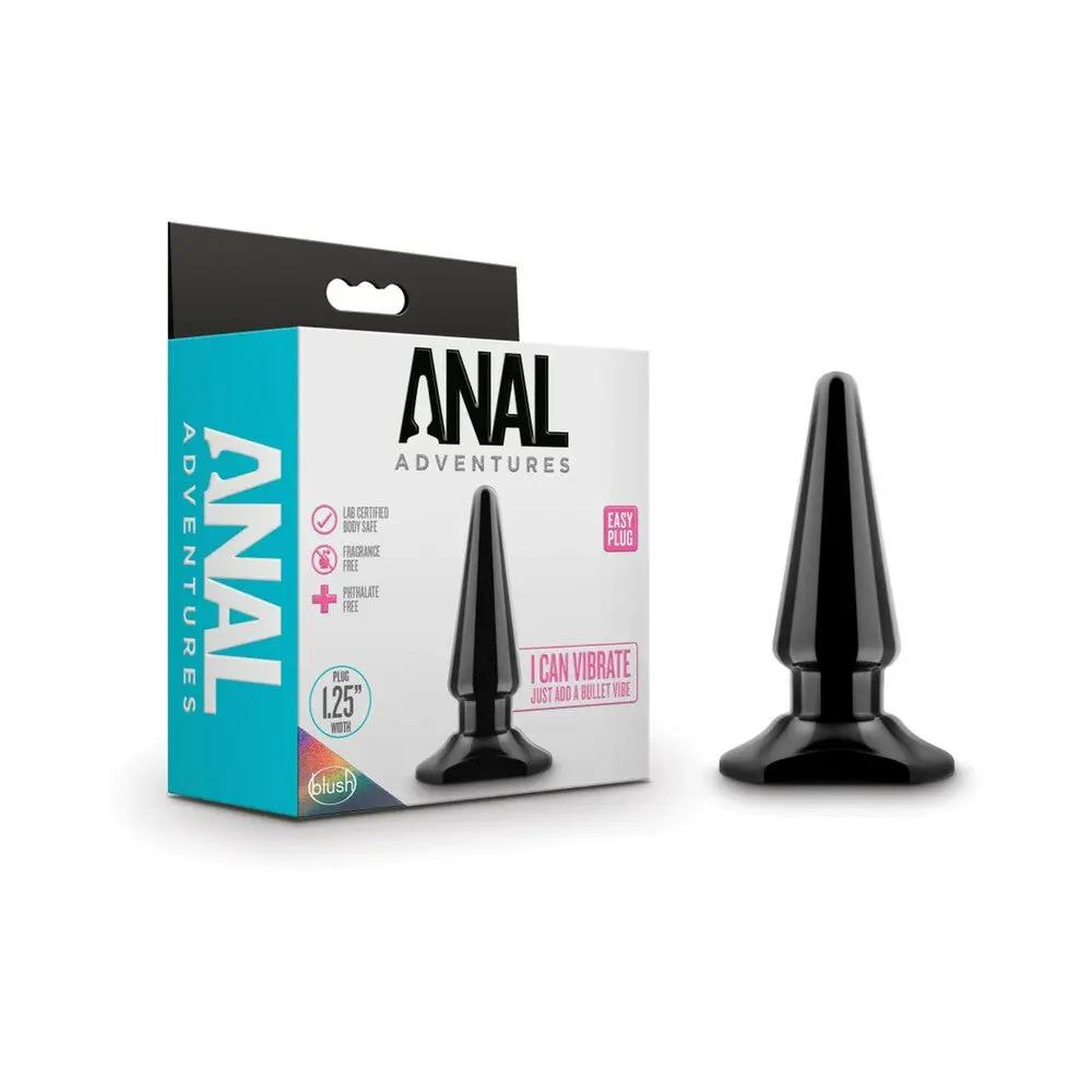 Anal Adventures Easy Plug Black by Blush