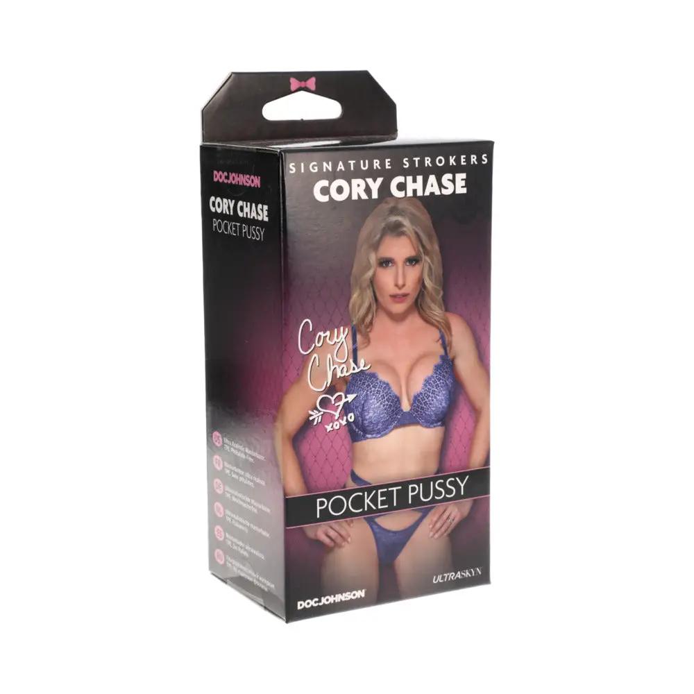 Signature Strokers - Cory Chase ULTRASKYN Pocket Pussy Vanilla by Doc Johnson