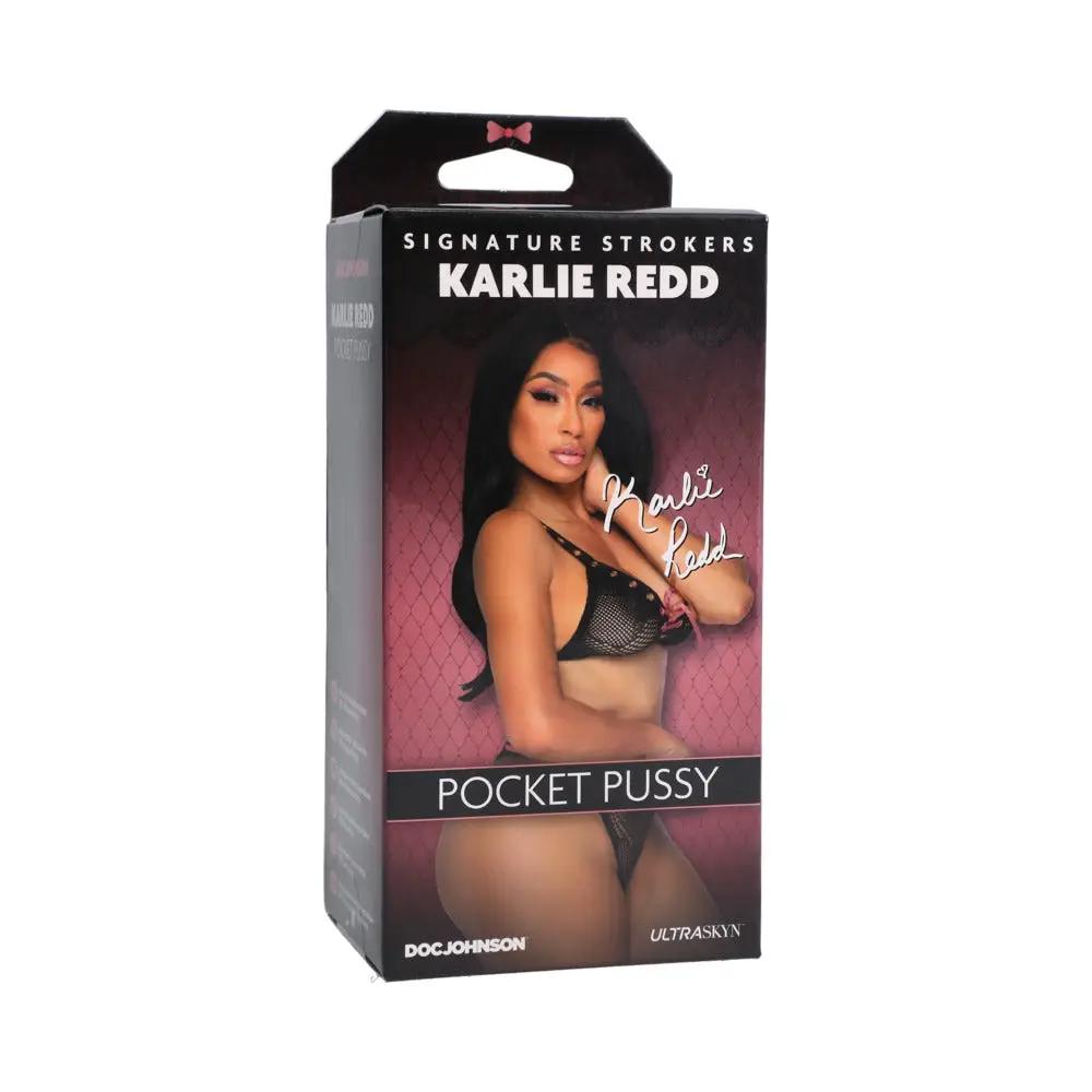 Signature Strokers - Celebrity Girls - Karlie Redd - ULTRASKYN Pocket Pussy Caramel by Doc Johnson