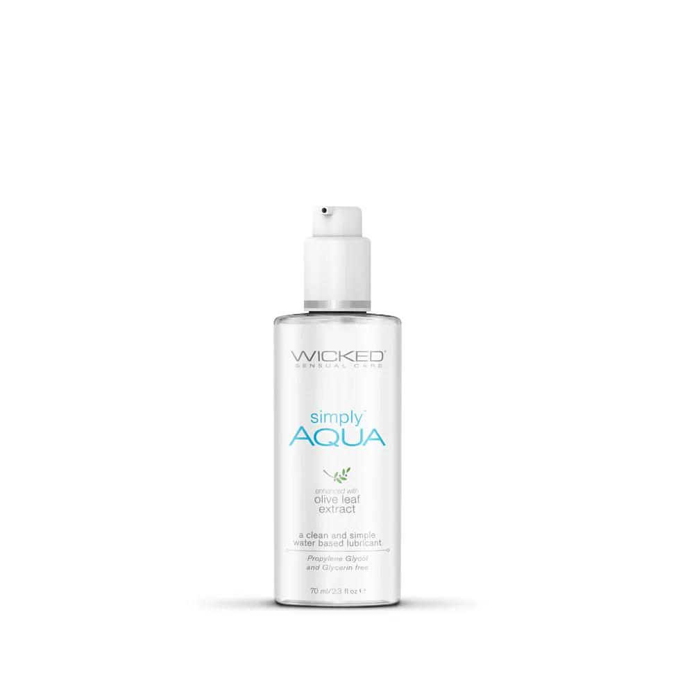 Wicked Simply Aqua Water-Based Lubricant 2.3 oz. by Wicked