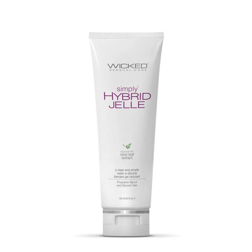 Wicked Simply Hybrid Jelle Lubricant 4 oz. by Wicked
