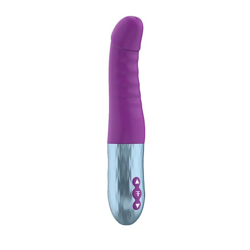 FemmeFunn Cadenza Rechargeable Silicone Thrusting G-Spot Vibrator Purple by FemmeFunn