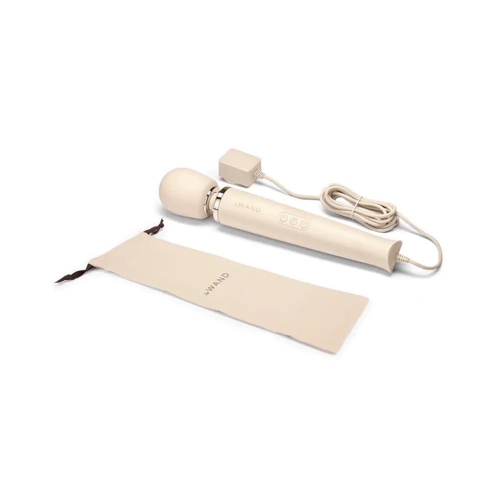 Le Wand Plug-In Vibrating Massager Cream by Le Wand