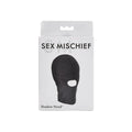 Sportsheets Sex & Mischief Shadow Hood Full-Head Mask with Open Mouth Black by Sportsheets