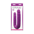 Colours DP Pleasure Dual Ended Dildo Purple by NS Novelties