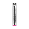 Colours Double Pleasure 12 in. Dual Ended Dildo Black by NS Novelties