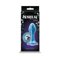 Stardust Glam Glass Plug with Gem Base Blue by NS Novelties