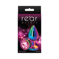 Rear Assets Metal Anal Plug Medium Multicolor/Pink by NS Novelties