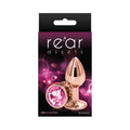 Rear Assets Rose Gold Anal Plug Small Pink by NS Novelties